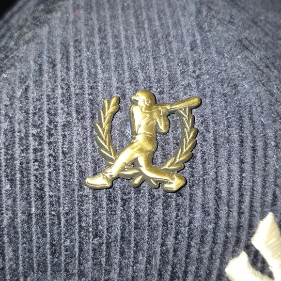 New Era MLB New York Yankees Letterman Pin 59FIFTY Fitted Hat - Navy..7 1/4 - Picture 5 of 5